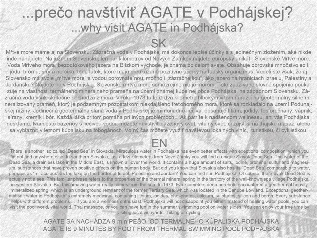 Ubytovanie Agate Podhájska Exteriér fotografie